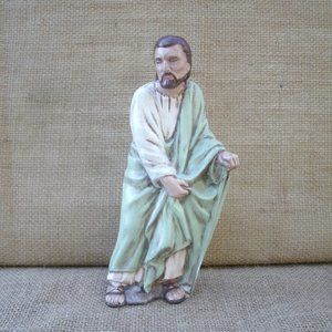 Vintage Jesus Handmade Ceramic Figurine